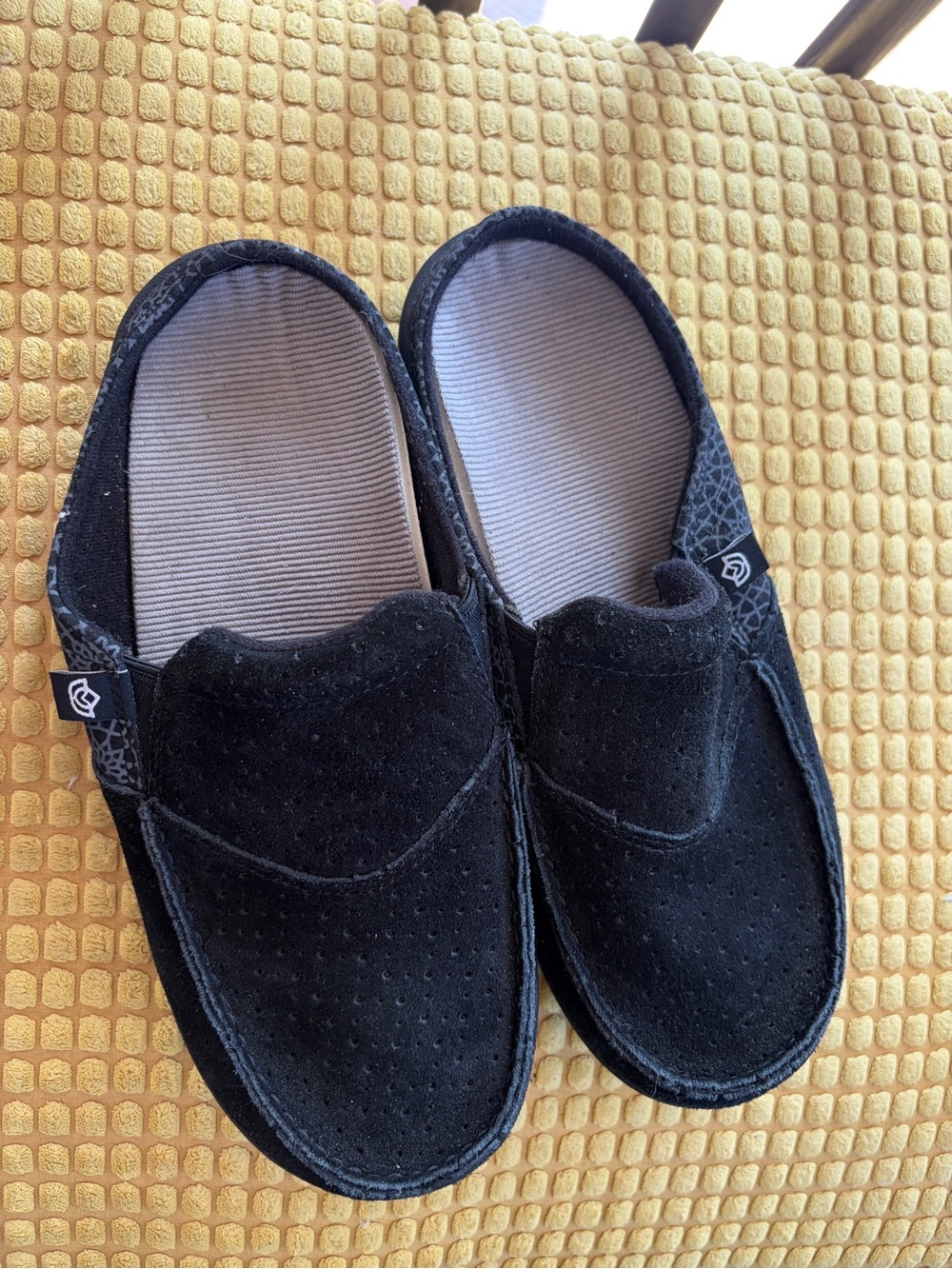 Black Women's Slip-On Loafers - Comfortable Everyday Flats